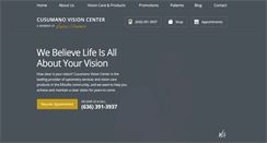 Desktop Screenshot of cusumanovision.com